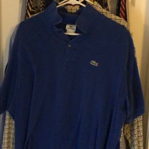 Lacoste Blue Men’s Polo - Size 8